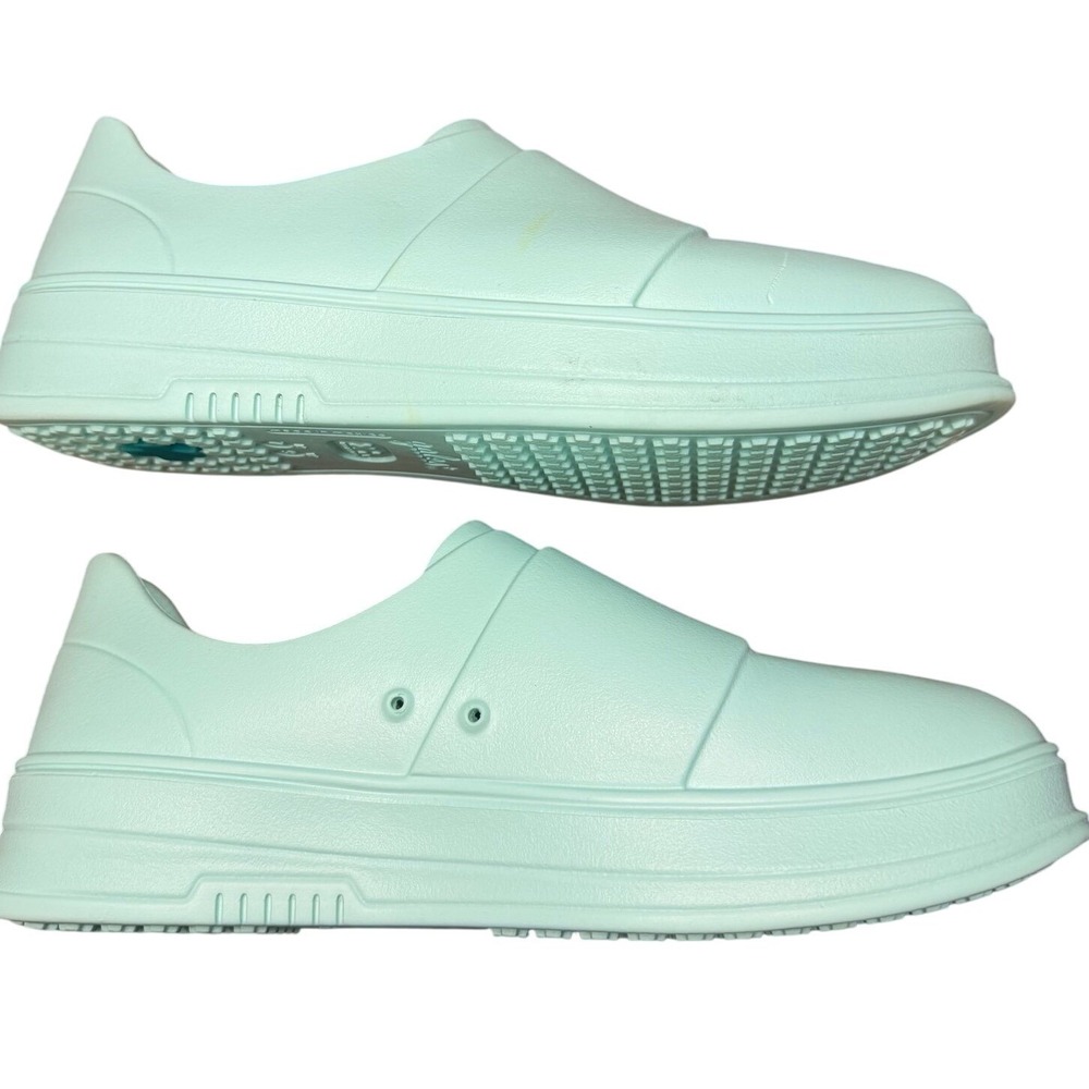 Gales Smart PPE Footwear Mint Green Slip On Nursing Shoes Mens 7 Womens‎ 9